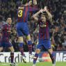 Piqué i Maxwell celebren el gol del Barça. Foto: Gustau Nacarino. Reuters